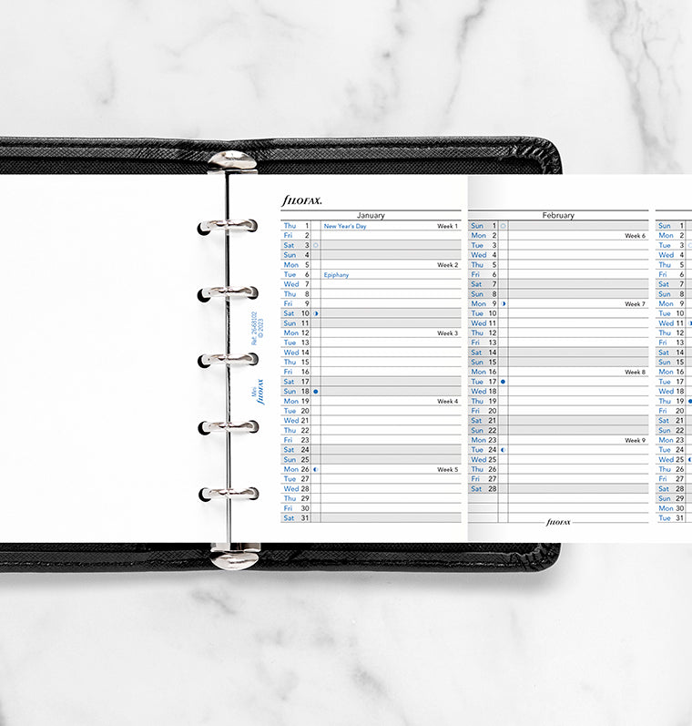 plánovací kalendár 2026, Mini, vertikálny, anglický - 26-68102