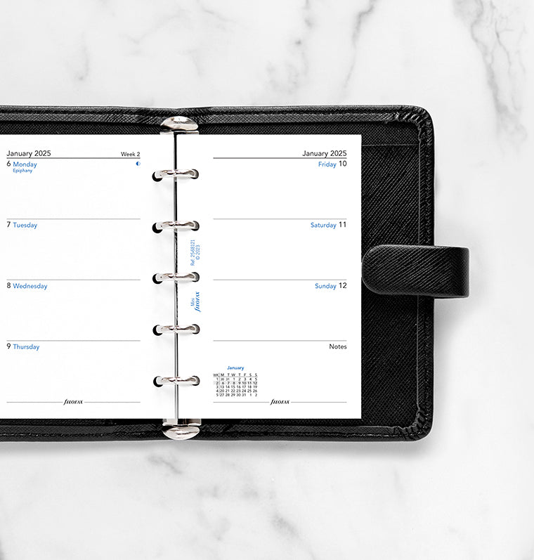 Filofax kalendár týždeň/2 strany 2026, Mini, anglický 26-68121