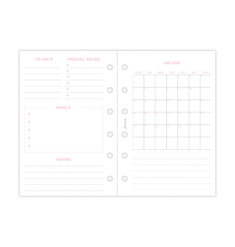 Filofax set do diára Confetti 2026, Vreckový 26-68291