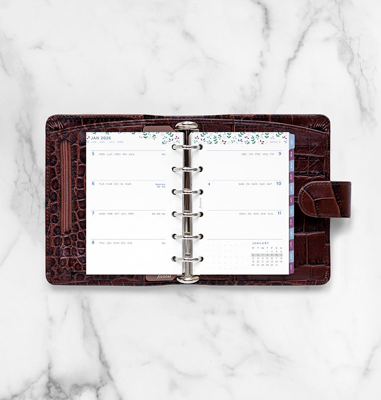 Filofax set do diára Garden 2026, Vreckový 26-68292