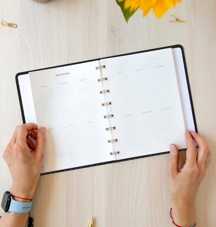 26-68300, Plánovač Moonlight 2026, A5 black