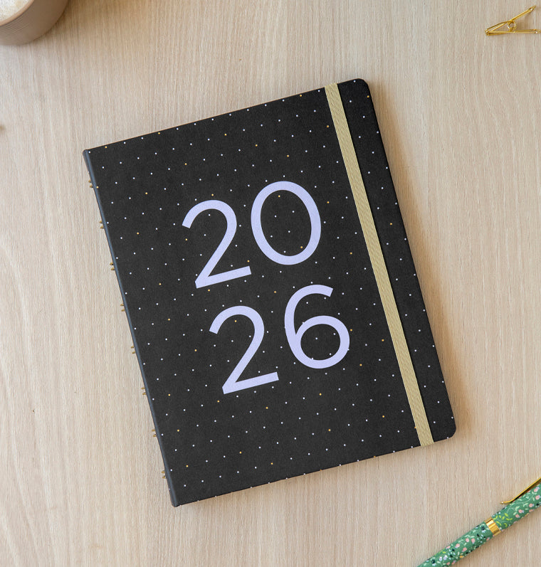 26-68300, Plánovač Moonlight 2026, A5 black