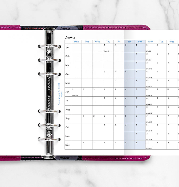 plánovací kalendár 2026, Osobný, horizontálny, anglický - 26-68401