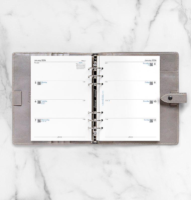 Filofax kalendár týždeň/2 strany 2026, A5, anglický 26-68522