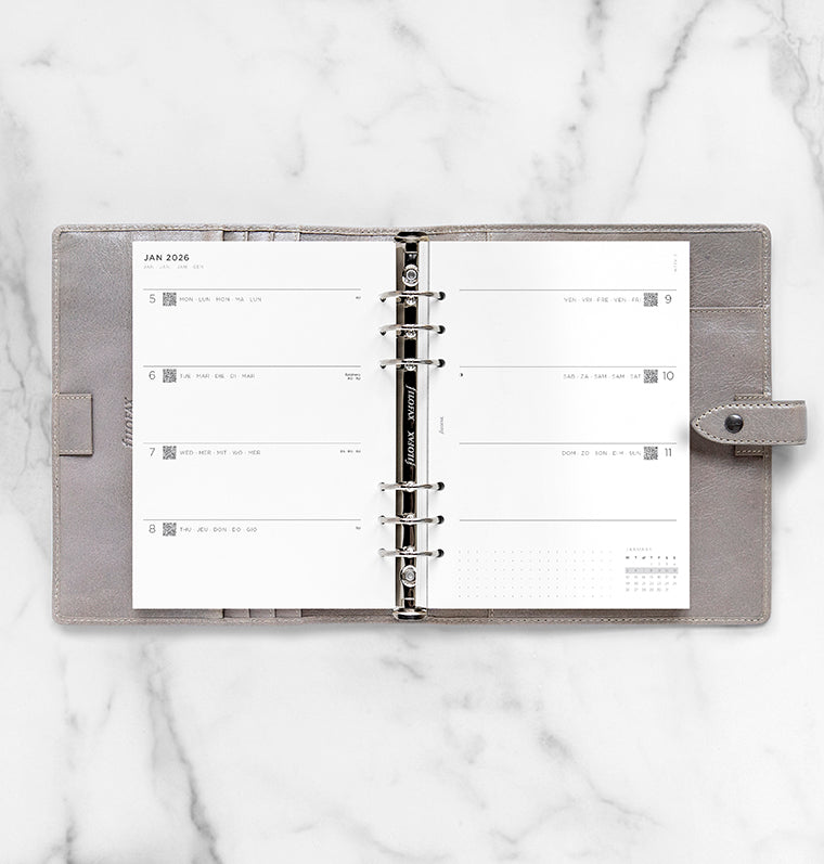 Filofax set do diára Minimal 2026, A5 26-68590