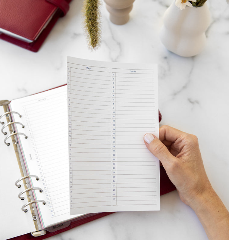 diár Finsbury, A5 Scarlet