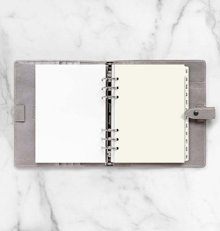 Krémový rozraďovač Január - December, A5