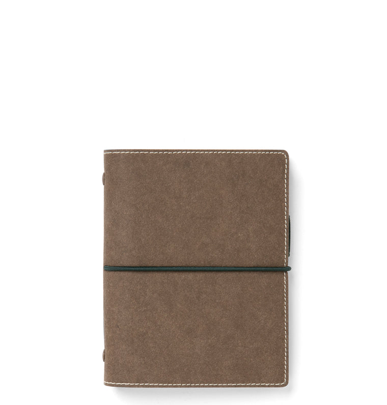 Filofax Eco Essential Pocket Organiser Dark Walnut Brown