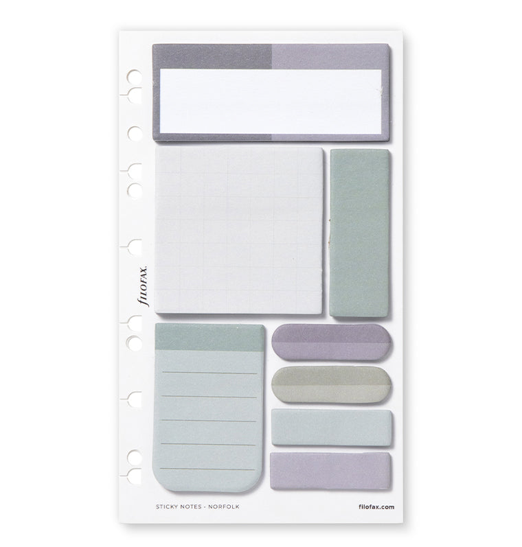 Filofax Norfolk Sticky Notes for Organisers and Refillable Notebooks