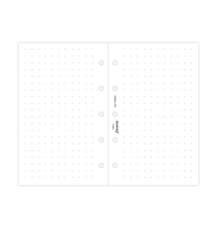 Dotted Journal Refill for Filofax Organisers - Mini size