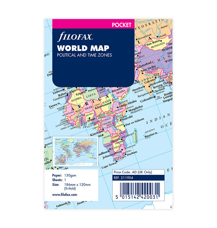 Mapa sveta | Filofax – Filofax SK
