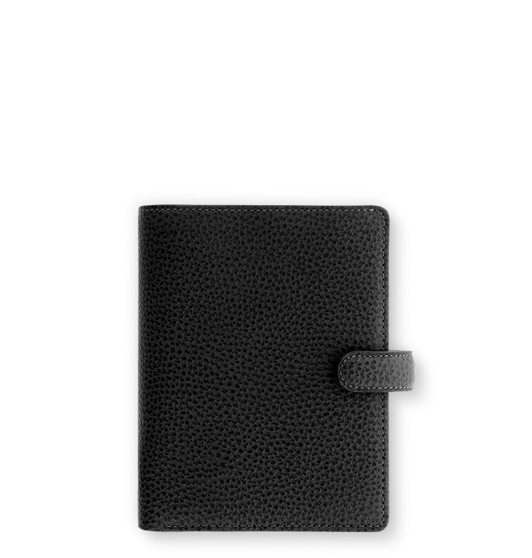 Filofax Finsbury Pocket Leather Organiser in Black