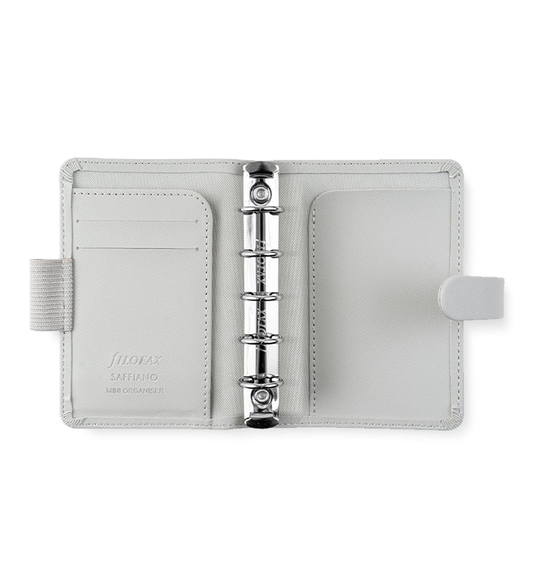 Filofax Saffiano Mini Organiser in Granite