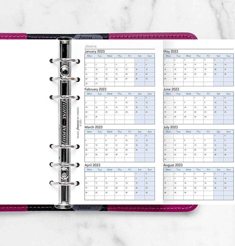 Filofax Four Year Planner - Personal 2023-2026 English